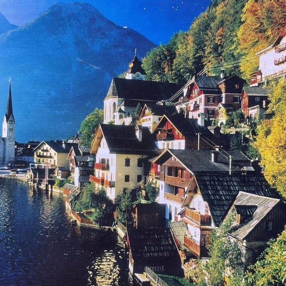 Big Ben 1000 Piece Puzzle Hallstatt Austria SEALED 2005 - Picture 4 of 10